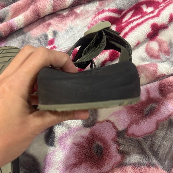 Chaco Dark Brown and Black Slide Sandals - Picture 4 of 12